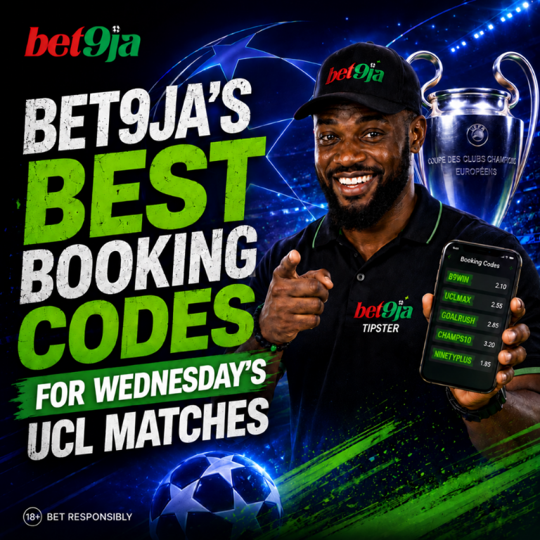 Bet9ja's Best Booking Codes For Wednesday's UCL Matches | Blog Bet9ja